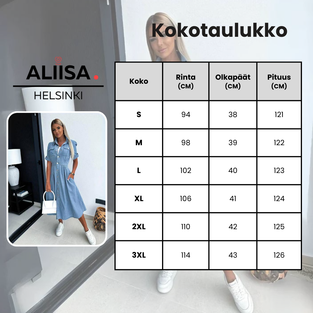 Lara™ - Trendikäs farkkumekko