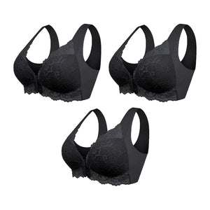 (3 KAPPALEEN PAKKAUS) LuxeBra™ | Langattomat, muotoilevat rintaliivit, joissa on etusuljenta