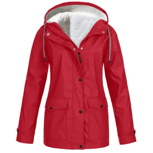 Silja™ | Lämmin fleece talvi sadetakki