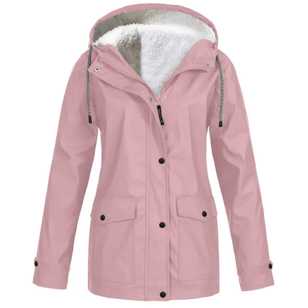 Silja™ | Lämmin fleece talvi sadetakki
