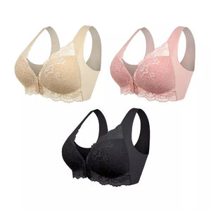 (3 KAPPALEEN PAKKAUS) LuxeBra™ | Langattomat, muotoilevat rintaliivit, joissa on etusuljenta