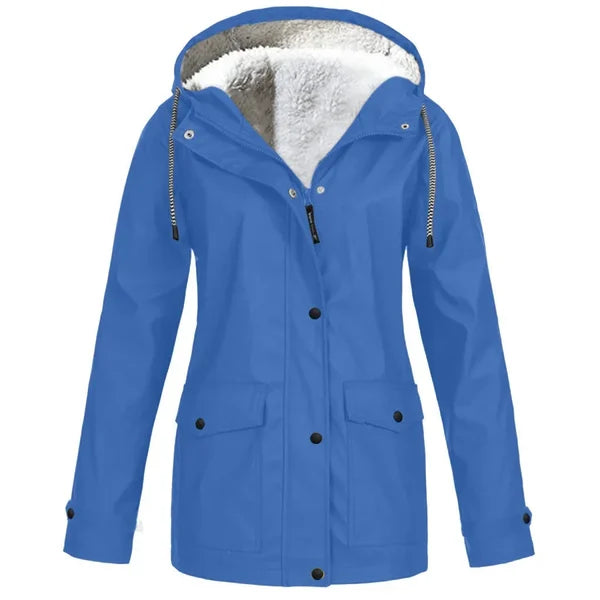 Silja™ | Lämmin fleece talvi sadetakki