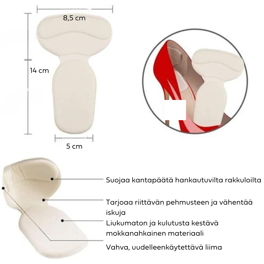 (1+1 GRATIS) BlissPads™ | Mukavat kantapäät Pehmustavat tyynyt