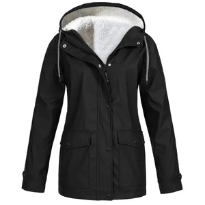 Silja™ | Lämmin fleece talvi sadetakki