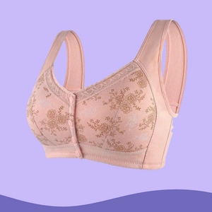 ComfyShape™ | Puuvillaiset rintaliivit painikkeella
