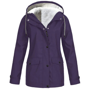 Silja™ | Lämmin fleece talvi sadetakki