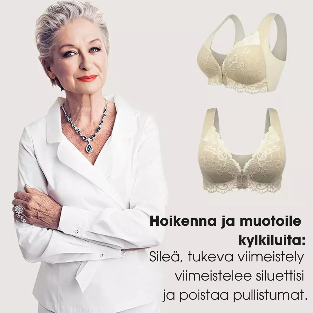 (3 KAPPALEEN PAKKAUS) LuxeBra™ | Langattomat, muotoilevat rintaliivit, joissa on etusuljenta