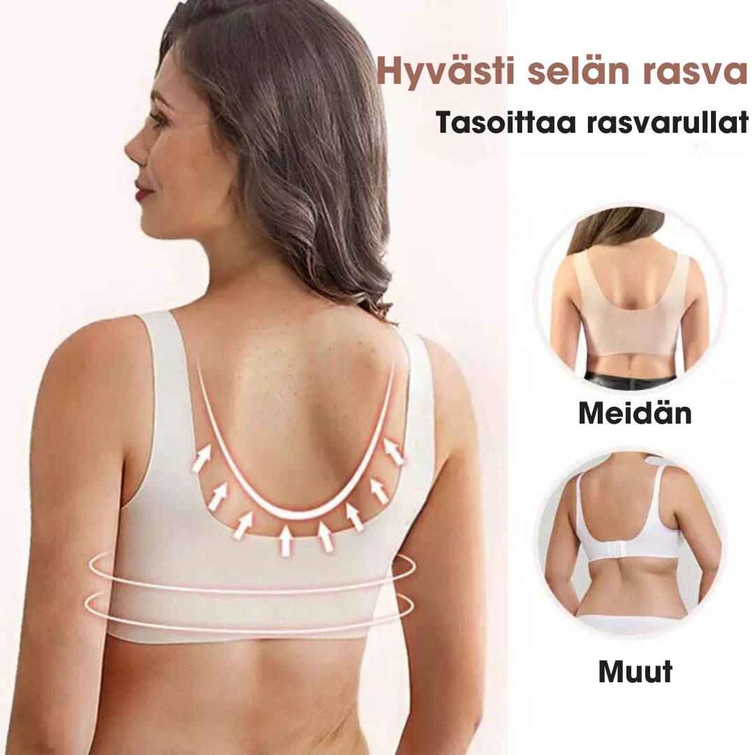 (3 KAPPALEEN PAKKAUS) LuxeBra™ | Langattomat, muotoilevat rintaliivit, joissa on etusuljenta