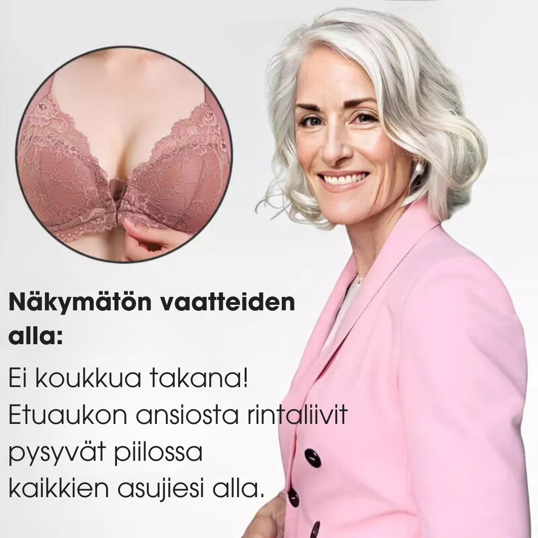 (3 KAPPALEEN PAKKAUS) LuxeBra™ | Langattomat, muotoilevat rintaliivit, joissa on etusuljenta