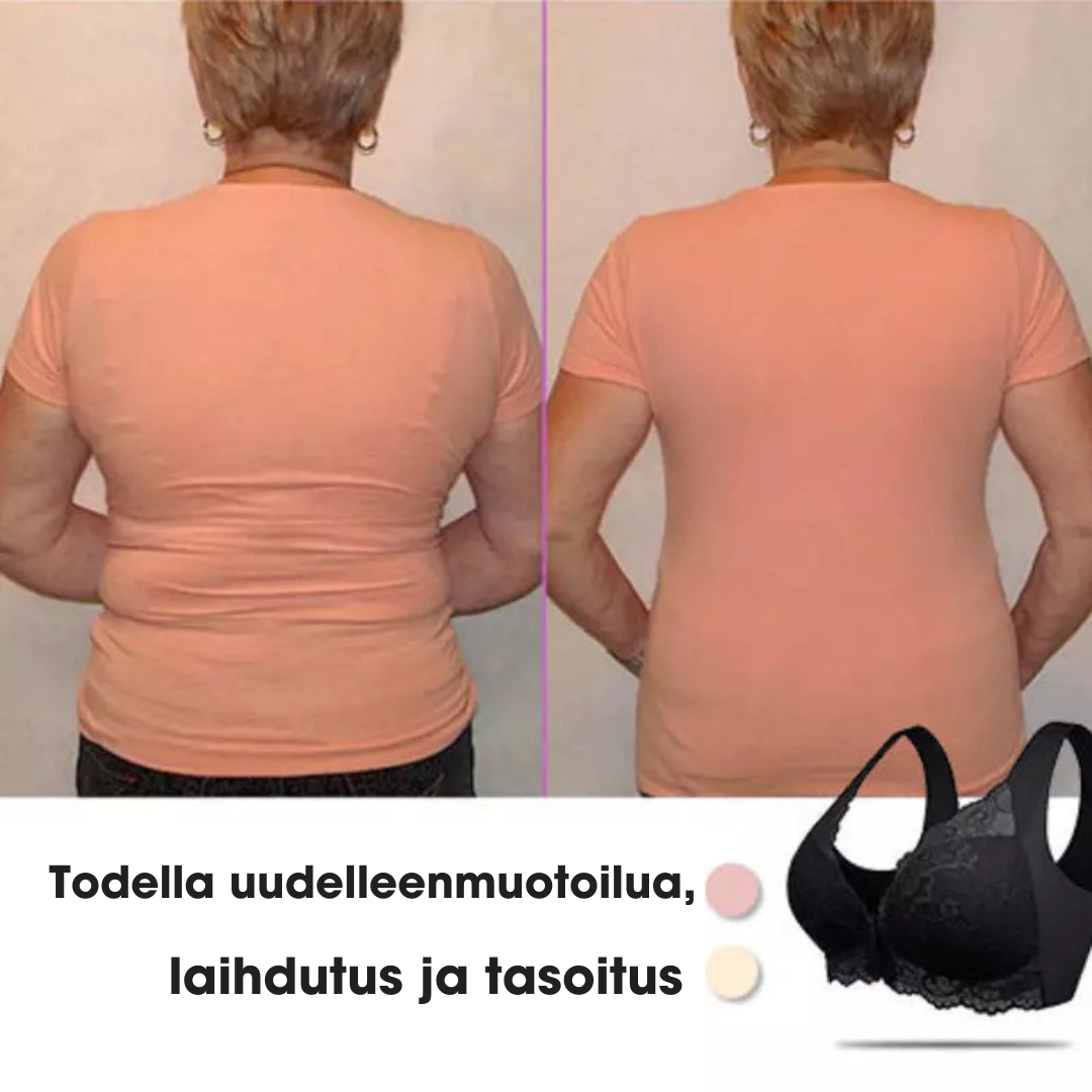 (3 KAPPALEEN PAKKAUS) LuxeBra™ | Langattomat, muotoilevat rintaliivit, joissa on etusuljenta