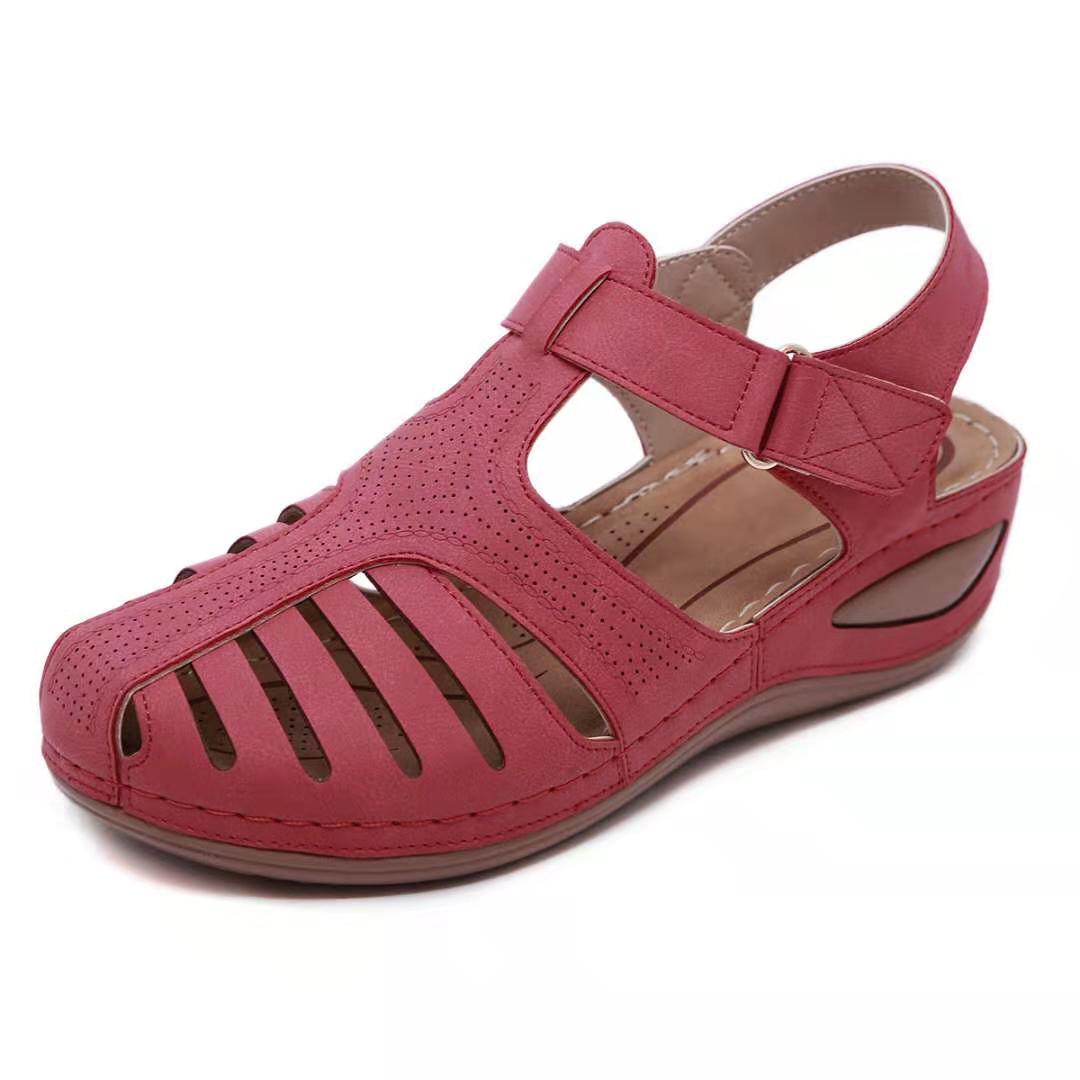 Christina's™ | Nahkaiset retro-ortopediset sandaalit