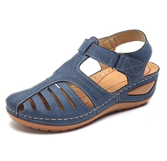 Christina's™ | Nahkaiset retro-ortopediset sandaalit