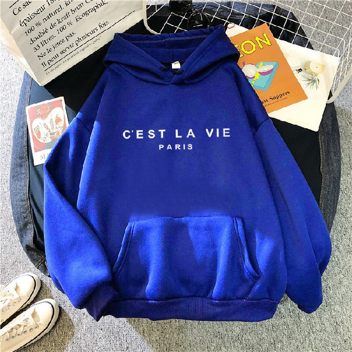(1+1 Gratis) C'est la vie Paris Mukava villapaita