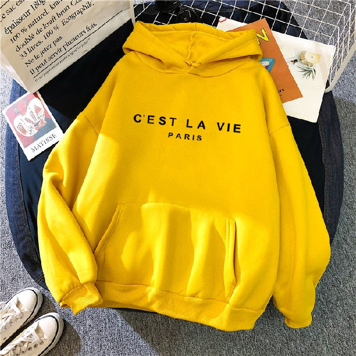 (1+1 Gratis) C'est la vie Paris Mukava villapaita