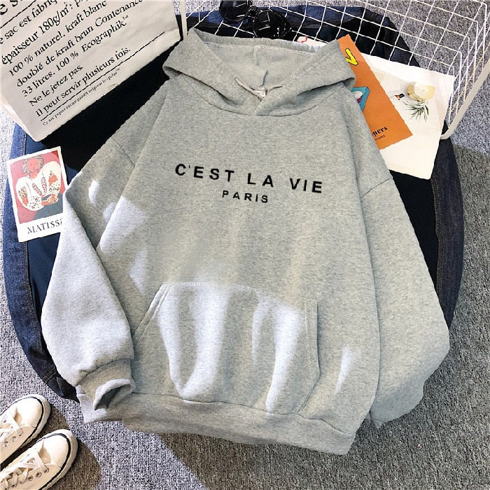 (1+1 Gratis) C'est la vie Paris Mukava villapaita