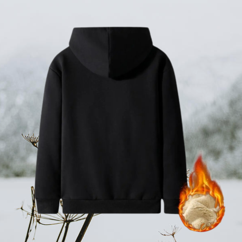 Vellamo™ | Viihtyisä Unisex karitsannahkainen hupullinen takki