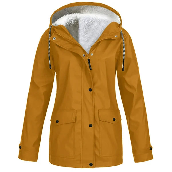 Silja™ | Lämmin fleece talvi sadetakki