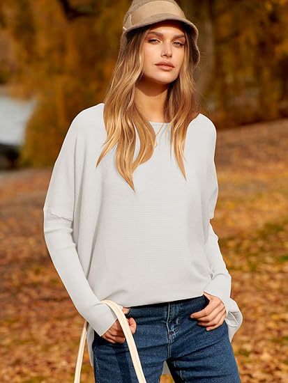 Althea™ | Ylimitoitettu Dolman hihat neulottu villapaita naisille