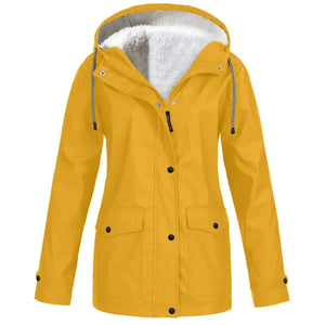Silja™ | Lämmin fleece talvi sadetakki
